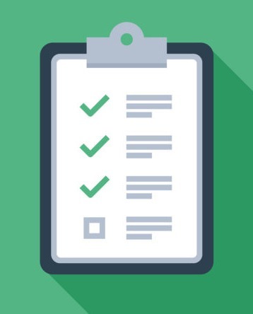 Checklist Brief With Check Tick Marks Icons For Checklist Survey